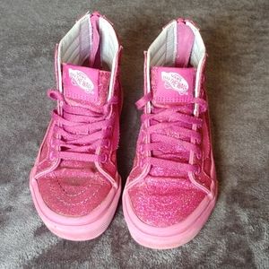 Girls sparkly Vans